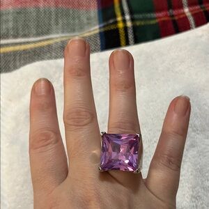 Elegant Purple Gemstone Ring